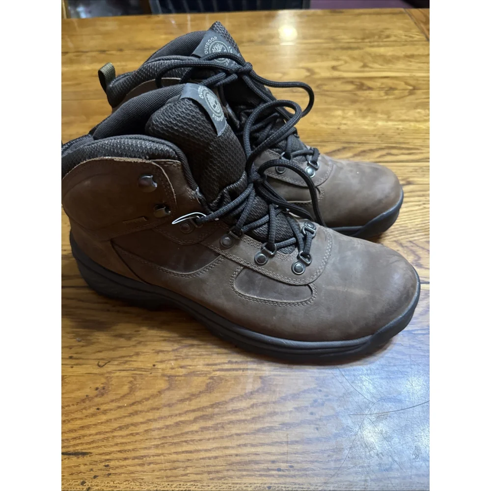 Timberland Men's White Ledge Mid Waterproof Ankle Boot Dark Brown Size 11.5 NWOT